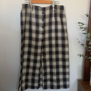 Vintage plaid skirt
